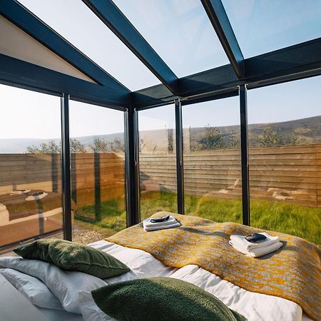 Glass Roof Lodge With Private Hot Tub Reykholt  Exterior foto