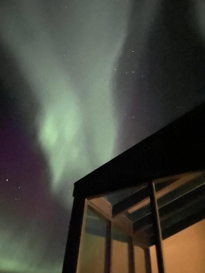 Glass Roof Lodge With Private Hot Tub Reykholt  Exterior foto