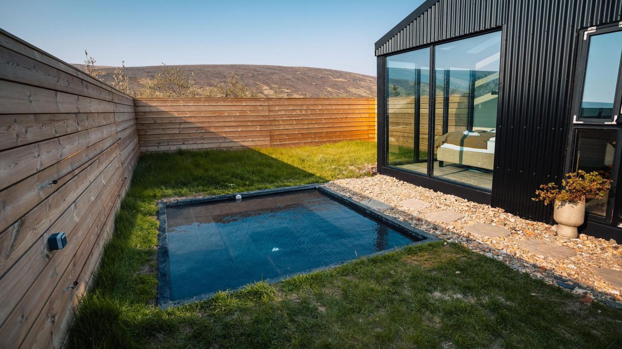 Glass Roof Lodge With Private Hot Tub Reykholt  Exterior foto