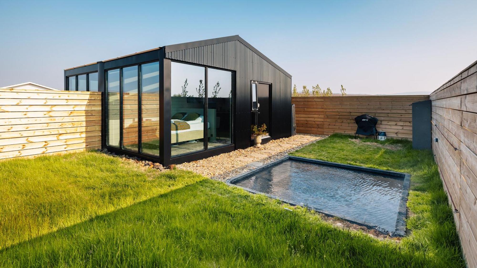 Glass Roof Lodge With Private Hot Tub Reykholt  Exterior foto